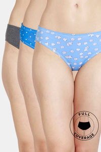 Blue Polka Charcoal Melange Winners Luck